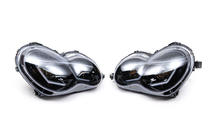 Mercedes C-class W203 2000-2007 Front headlights with LED daytime running lights (2 pcs) Dark photo 7
