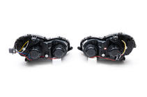 Mercedes C-class W203 2000-2007 Front headlights with LED daytime running lights (2 pcs) Dark photo 6