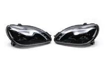 Mercedes S-сlass W220 1998-2005 Front headlights with LED daytime running lights (2 pcs) photo 5