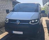 Volkswagen T6 2015-2024 Front headlights with LED daytime running lights Black (2015-2019, 2 pcs) photo 7