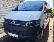 Volkswagen T6 2015-2024 Front headlights with LED daytime running lights Black (2015-2019, 2 pcs) photo 2