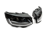 Volkswagen T6 2015-2024 Front headlights with LED daytime running lights Black (2015-2019, 2 pcs) photo 5