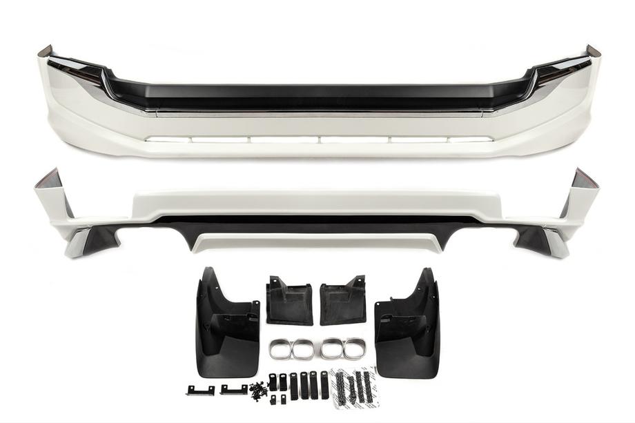 Toyota Land Cruiser Prado 150 2009-2023 Front and Rear Bumper Guards Executive (2017-) Image