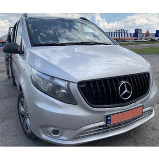 Front Grille GT Panamericana Black (2014-2023 for Vito W447) Mercedes Vito/V-class W447 2014- photo 1