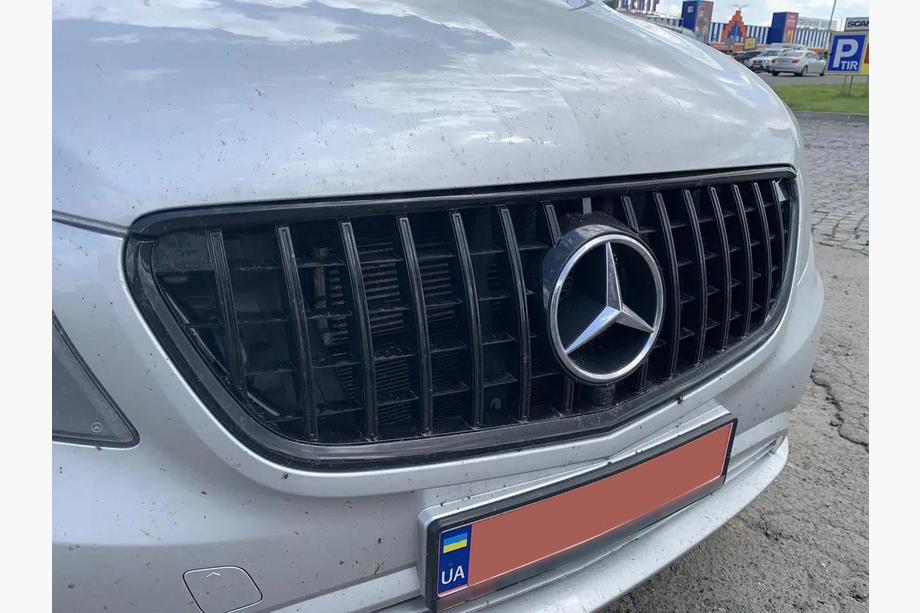Mercedes Vito/V-class W447 2014- Front Grille GT Panamericana Black (2014-2023 for Vito W447) Photo 3