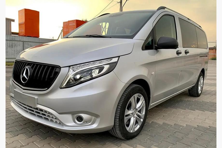 Mercedes Vito/V-class W447 2014- Front Grille GT Panamericana Black (2014-2023 for Vito W447) Photo 4