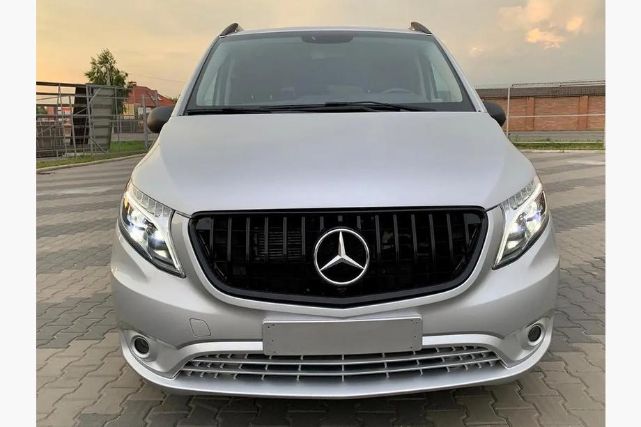 Mercedes Vito/V-class W447 2014- Front Grille GT Panamericana Black (2014-2023 for Vito W447) Photo 6