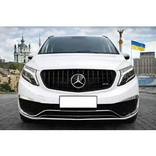 Front Grille GT Panamericana Black (2014-2019 for V-class) photo 1