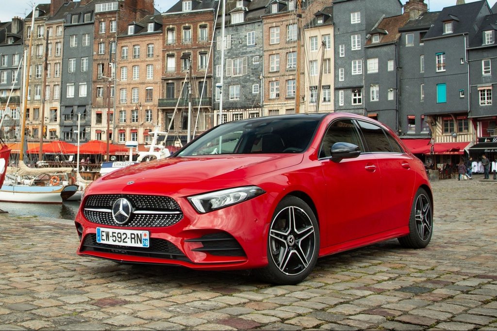The five-door premium hatchback Mercedes-Benz A-class fourth generation