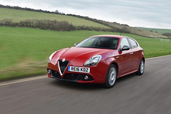 A restyled hatchback model Alfa Romeo Giulietta