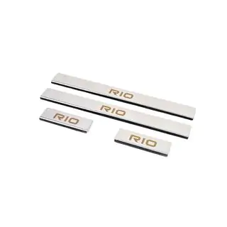 Carmos Door Sill Protectors (4 pcs, Stainless Steel) photo 2