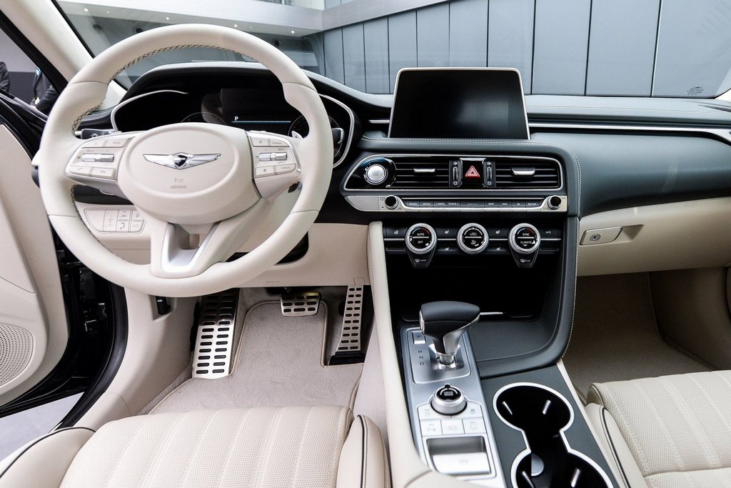 The first generation of the Genesis sedan G70