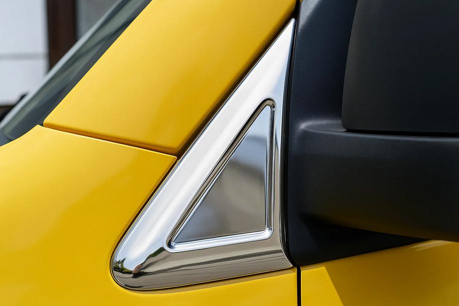 Mercedes Sprinter W907/W910 2018- Mirror side trim cover (2 pcs, stainless steel) OmsaLine - Italian Stainless Steel Image