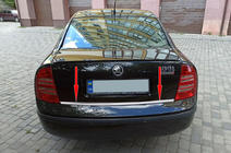Skoda Superb 2001-2009 Trunk trim stainless steel photo 1