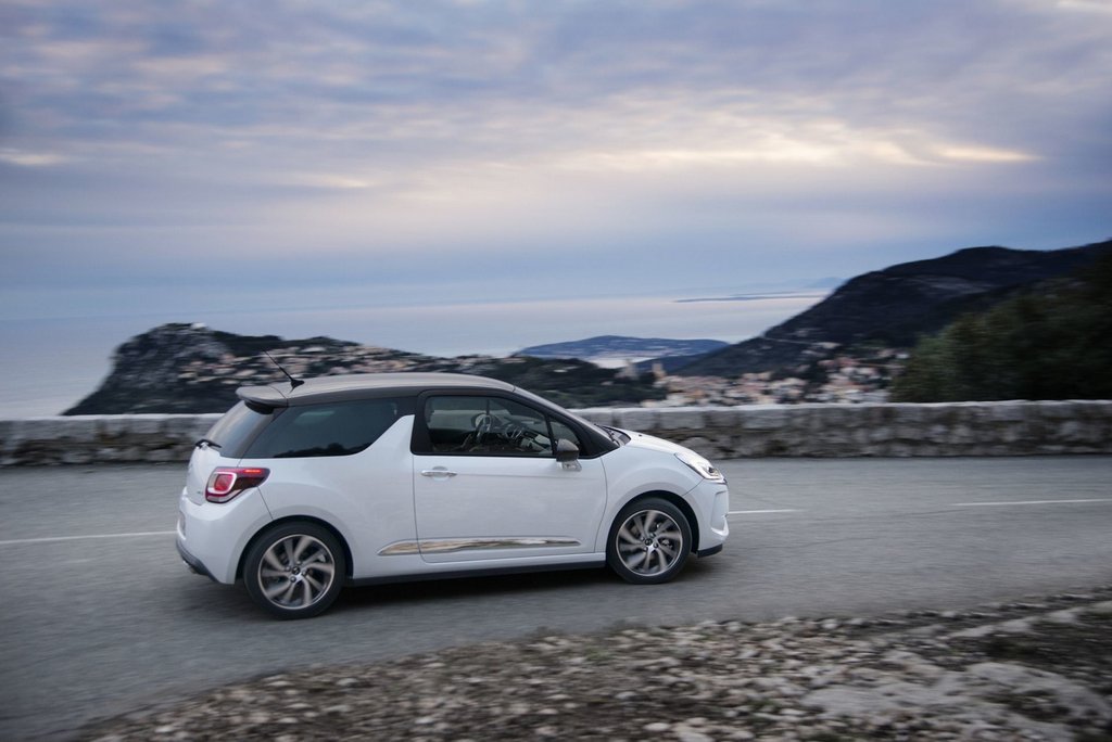 The three-door compact hatchback Citroen DS3