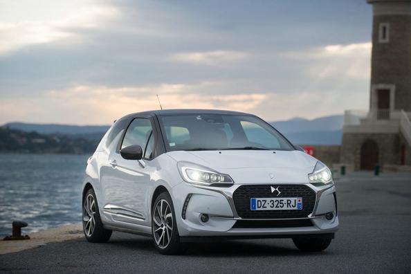 The three-door compact hatchback Citroen DS3
