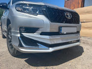 Toyota Land Cruiser Prado 150 2009-2023 Front and Rear Bumper Covers Modelista V3-LED (2017-) Black photo 3