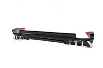 Toyota Land Cruiser Prado 150 2009-2023 Front and Rear Bumper Covers Modelista V3-LED (2017-) Black photo 11