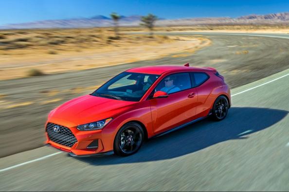 The second generation of hatchback Hyundai Veloster