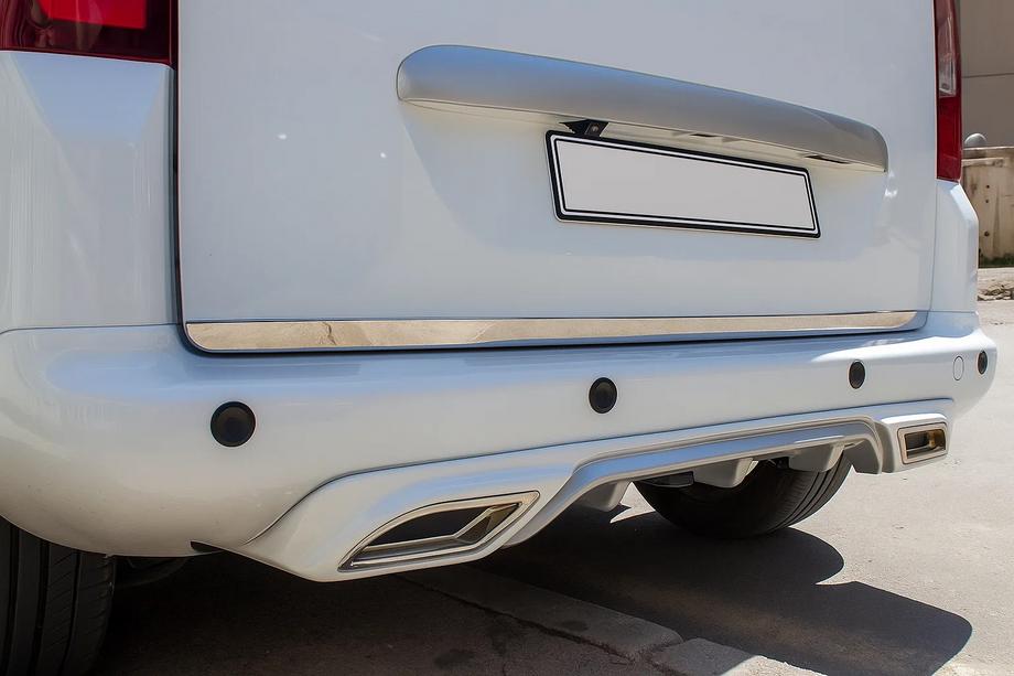 Citroen Berlingo/Multispace 2018- Trunk Lid Lower Trim Stainless Steel OmsaLine Image