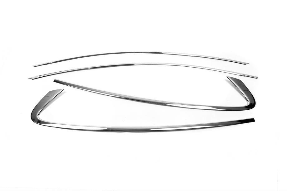 Ford Focus IV 2018- Upper window trim OmsaLine HB, SD (4 pcs, stainless steel) Photo 2