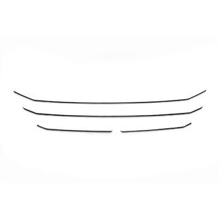 Chrome Grille Covers 2018+ (4 pcs, Stainless Steel) Ford Custom 2013-2022 photo 2