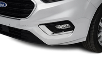 Ford Custom 2013-2022 Fog Light Covers 2018+ (2 pcs, Stainless Steel) Carmos - Turkish Stainless Steel photo 1