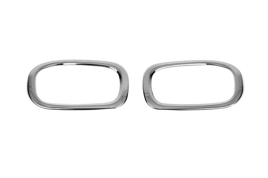 Jeep Renegade 2014- Rear Bumper Reflector Trim OmsaLine (2 pcs, Stainless Steel) Chrome Image