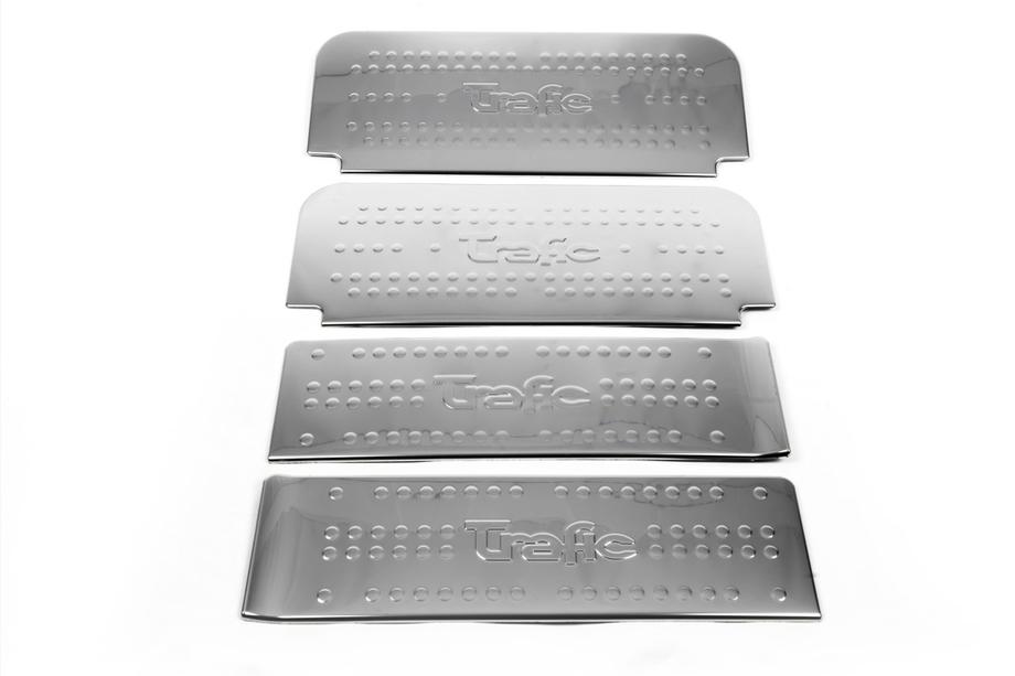 Renault Trafic 2001–2015 Door Sill Protectors OmsaLine (Stainless Steel) 2 pieces Photo 2