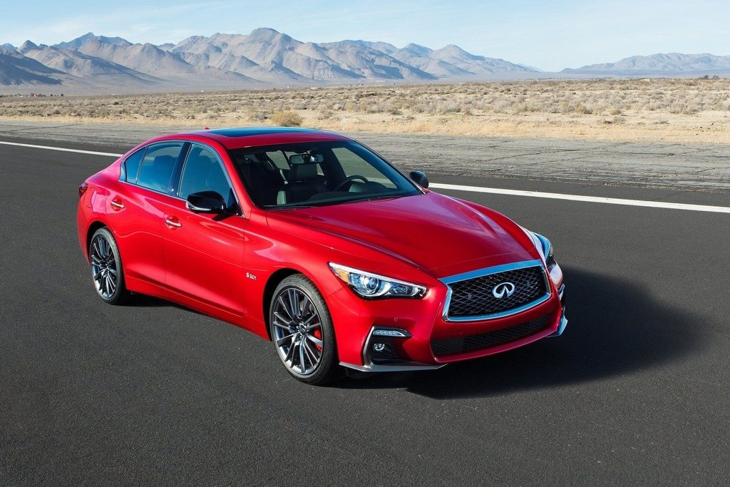 An updated modification of the premium sedan Infiniti Q50