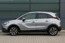 Opel Crossland X 2017-2024 Lower window trims stainless steel (8 pcs) OmsaLine - Italian Stainless Steel photo 1