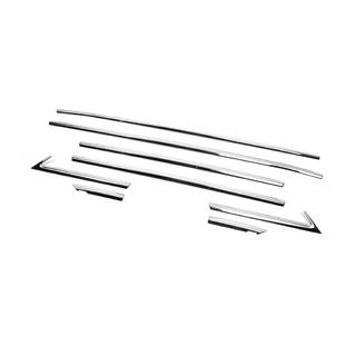 Lower window trims stainless steel (8 pcs) Opel Crossland X 2017-2024 photo 3