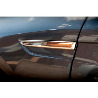Chrome Turn Signal Covers 2016-2020 (2 pcs, Stainless Steel) Renault Megane IV 2016-2025 photo 3