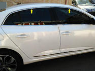 Renault Megane IV 2016-2025 Upper window trim stainless steel 6pcs Sedan OmsaLine - Italian Stainless Steel photo 1