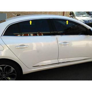 Upper window trim stainless steel 6pcs Sedan Renault Megane IV 2016-2025 photo 1