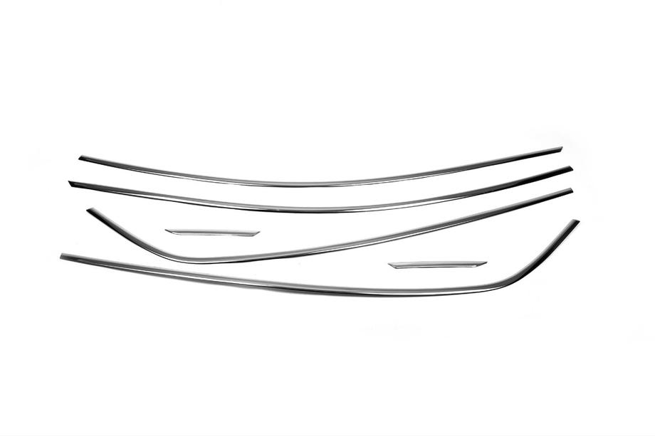 Renault Megane IV 2016-2025 Upper window trim stainless steel 6pcs Sedan Photo 2