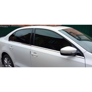 Lower window trims stainless steel (6 pcs)
