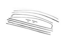 Volkswagen Jetta 2011-2018 Full Window Trim Stainless Steel (12 pcs) Carmos - Turkish Stainless Steel photo 4