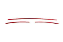 Volkswagen T6 2015-2024 Bumper Grille Trim Covers 2015-2019 (3 pcs, Red) photo 3