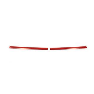 Upper Grille Covers 2015-2019 (2 pcs, red) Volkswagen T6 2015-2024 photo 2