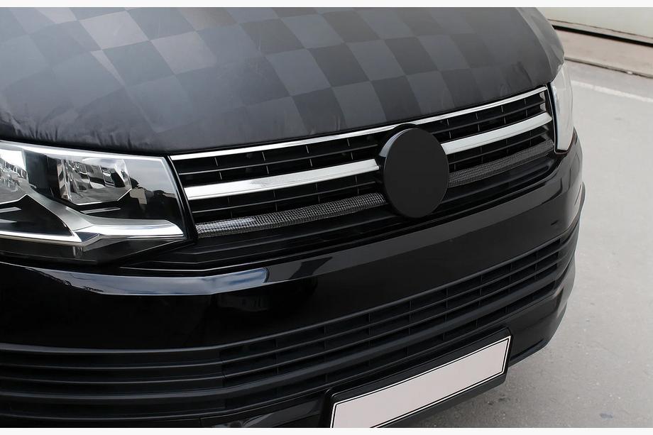 Volkswagen T6 2015-2024 Lower grille trims 2015-2019 (2 pcs, carbon) Photo 3
