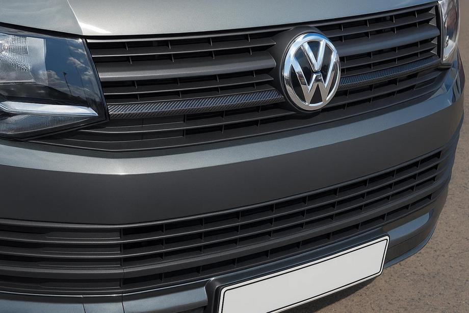 Volkswagen T6 2015-2024 Lower grille trims 2015-2019 (2 pcs, carbon) Photo 1