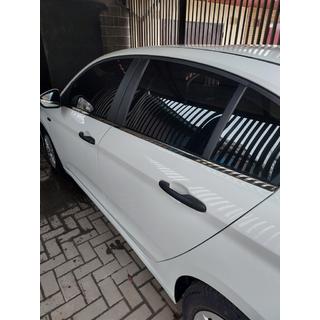 Lower window trims dark chrome stainless steel photo 2