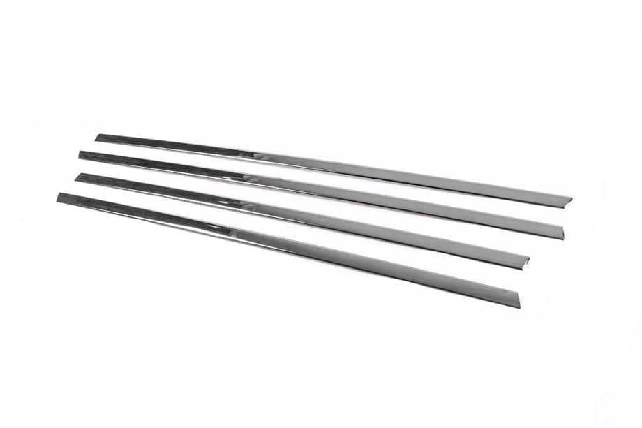 Fiat Tipo 2016- Lower window trims dark chrome stainless steel Sedan/Hatchback (4 pcs) Photo 9