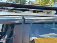 Toyota Hilux 2015- Window deflectors with chrome trim (4 pcs, Niken) photo 8