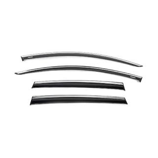 Window Deflectors with Chrome Trim Niken (HB, 4 pcs) photo 2