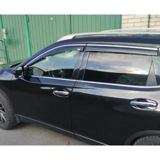 Window Deflectors with Chrome Trim (4 pcs, Niken)