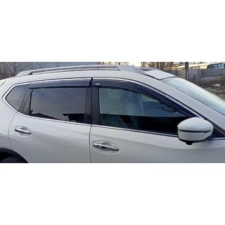 Window Deflectors with Chrome Trim (4 pcs, Niken) photo 4
