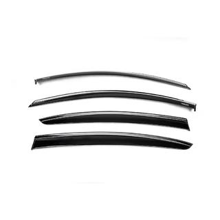 Window Deflectors with Chrome Trim SD (4 pcs, Niken) Renault Megane IV 2016-2025 photo 2