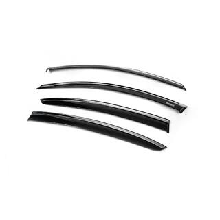 Window Deflectors with Chrome Trim SD (4 pcs, Niken) Renault Megane IV 2016-2025 photo 1